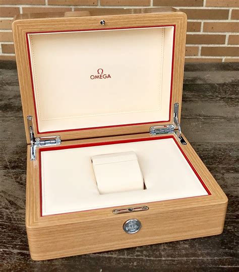 omega wooden watch box|omega constellation watch box.